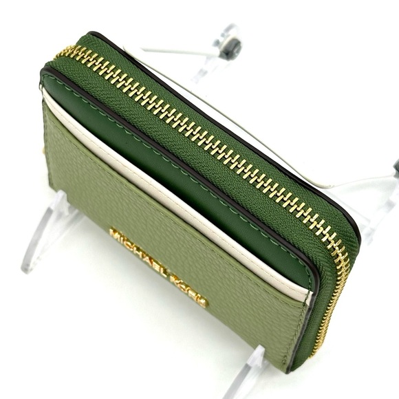 Michael Kors Medium ZA Card Case Wallet Fern Green Multi - Picture 5 of 7